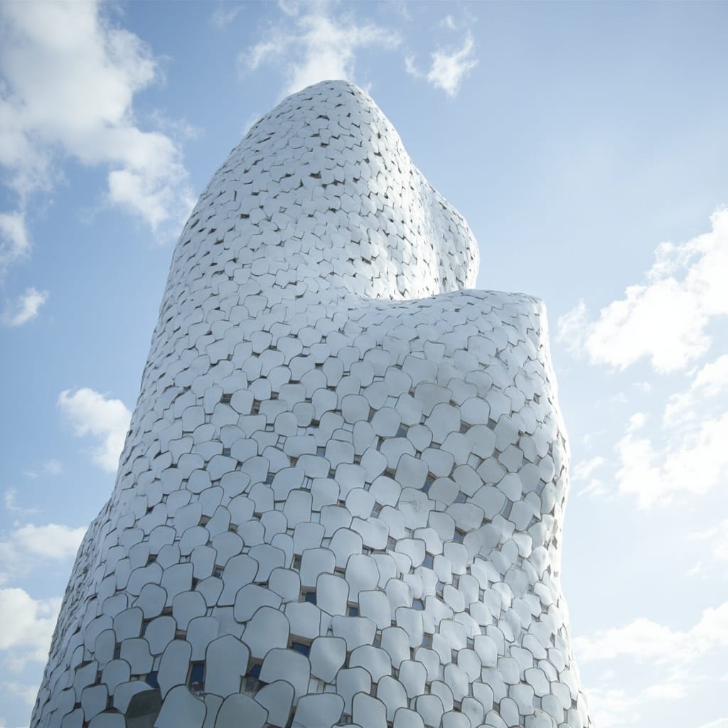 Hyperbolic & Curved Aluminum Facade application