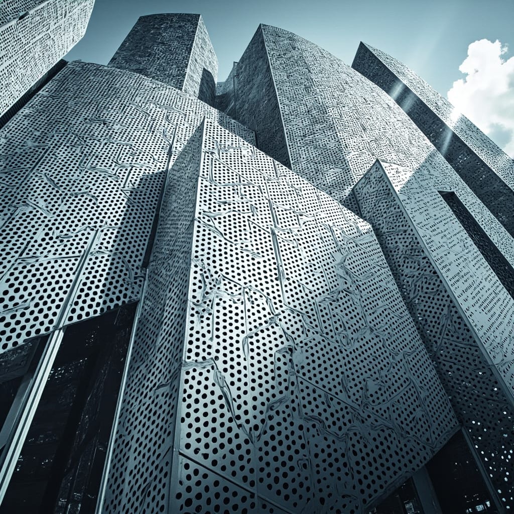 Perforated Aluminum Panel application