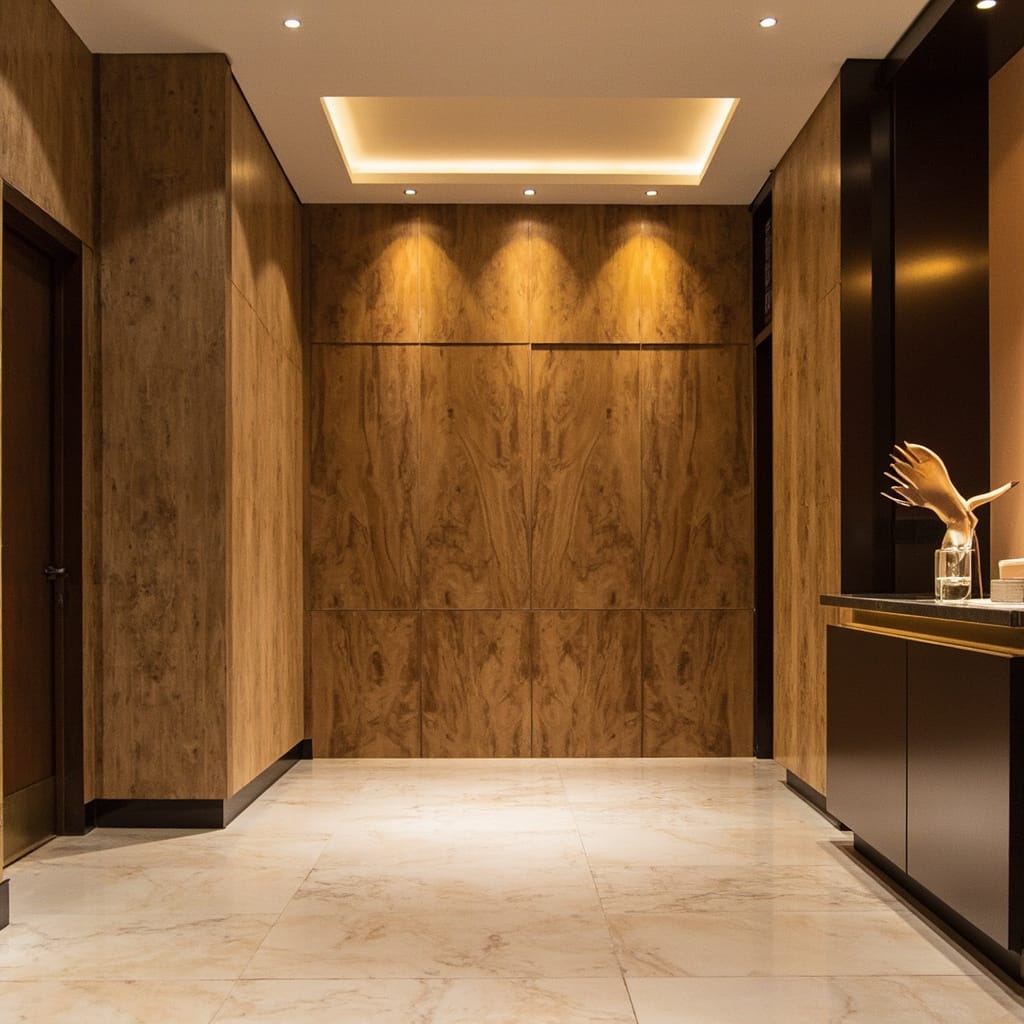 Wood Grain Aluminum Panel application